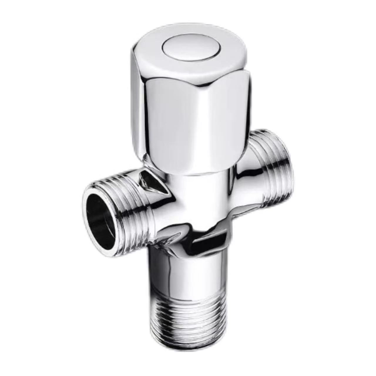 Hiko-Kotahi Whakahaere Tere-Whakatuwhera Toru-Way Angle Valve
