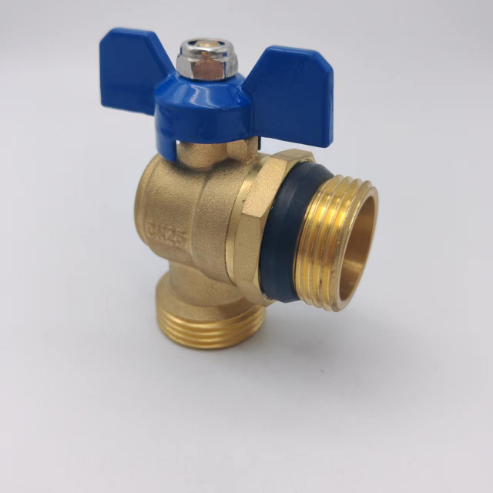 All-copper angled ball valve