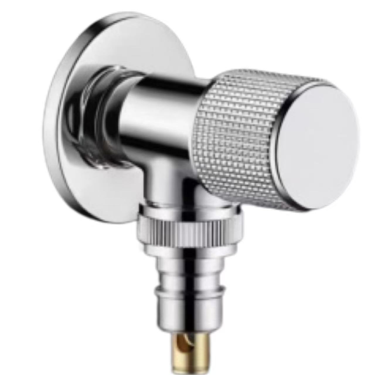 Mirror Chrome Knurled Knob Miihini Horoi Wairere Whakamutu Wai